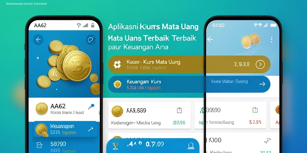 Antarmuka intuitif AA62 untuk memantau kurs mata uang.