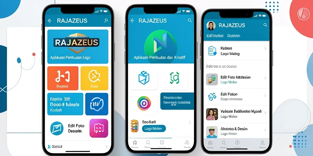 Tampilan antarmuka RAJAZEUS yang user-friendly dan kaya fitur.