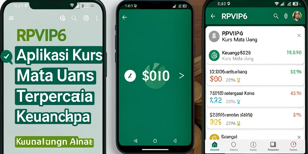 Tampilan antarmuka aplikasi RPVIP6 yang sederhana dan informatif.