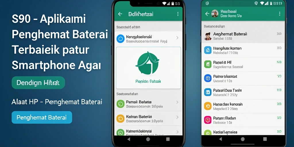 Tampilan antarmuka S80 dengan fitur penghemat baterai yang intuitif.