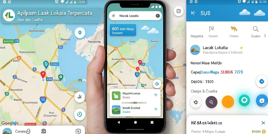 Tampilan antarmuka aplikasi T6 menunjukkan fungsi pelacakan lokasi yang intuitif.