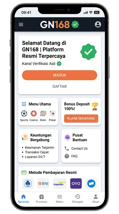 Kanal Resmi Apk gn168 untuk Pengguna Android